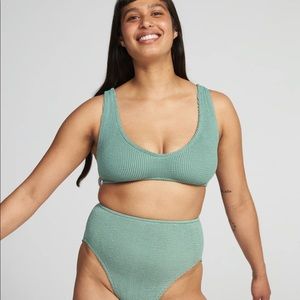 You swim Eva high waist 2-piece in Sage